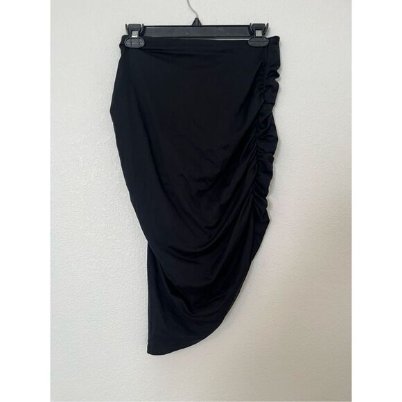 Susana Monaco Gathered Asymmetrical Skirt NEW NWT - Picture 5 of 9
